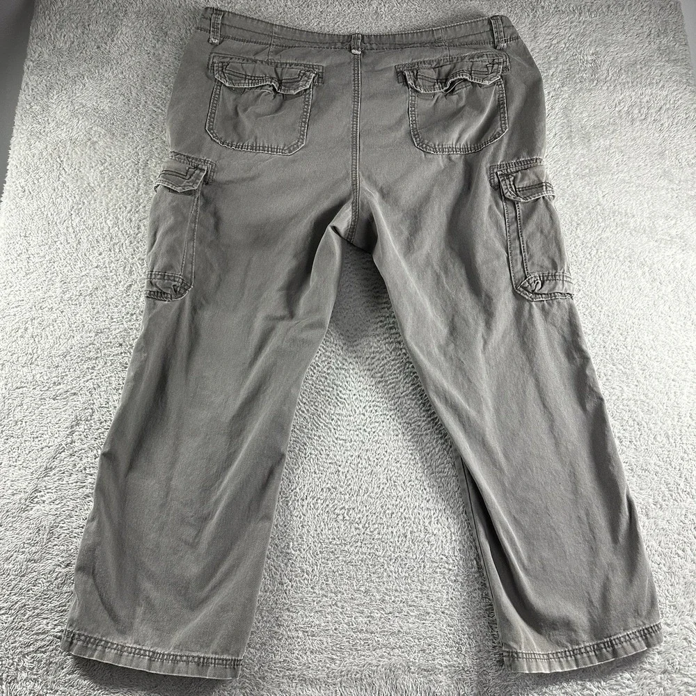 Union Bay Cargo Pants‎ Mens 46x30 (Fits 44x28) Gray Workwear Gorpcore Outdoors